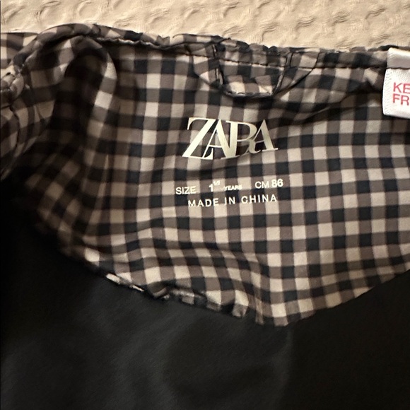 Zara toddler checkered Jacket - Picture 3 of 5